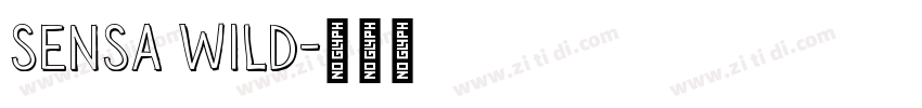 sensa wild字体转换